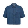 Ivy Copenhagen denim skjorte - IVY-Malika Uta Oversize Shirt - I235691 - Mid Blue Denim
