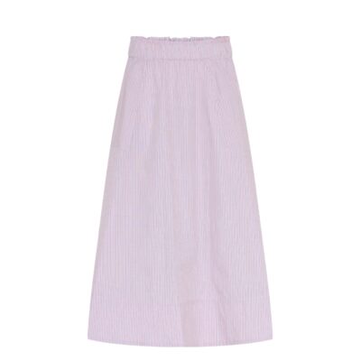 La Rouge stribet nederdel - Silje Skirt – LR1885 – Red Stripe