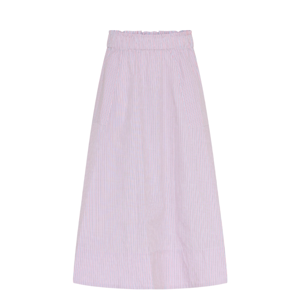 La Rouge nederdel - Silje (Rød) La Rouge stribet nederdel - Silje Skirt – LR1885 – Red Stripe