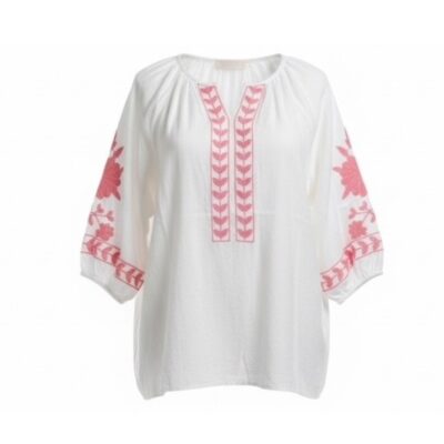 Lecoco bluse – Birgitta (Lyseblå)