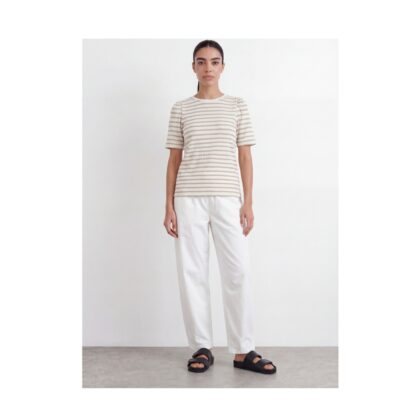 Levete Room t-shirt - LR-Neddie 1 – 201244 - 1020C Plaza Taupe