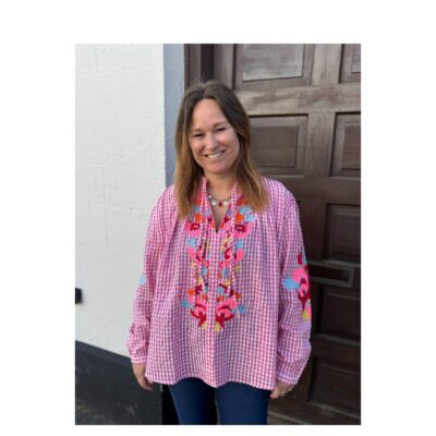 Boho Love ternet skjorte – B1355 (Pink)
