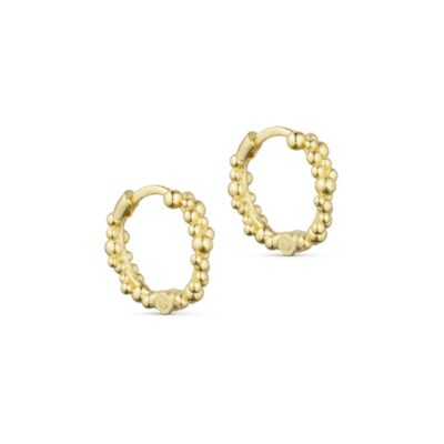 Pure by Nat hoops - Chloe hoops w. studs– 45961 (G/P)