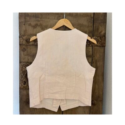 Not Sisters vest –Vera (Råhvid/Pink)