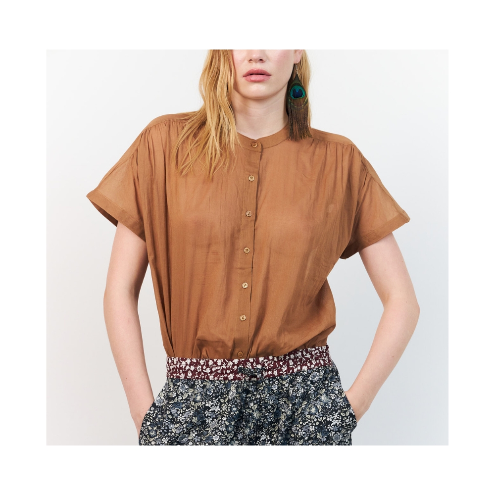 Lollys Laundry skjorte – MyaLL (Lysebrun) Lollys Laundry skjorte – MyaLL (Lysebrun)