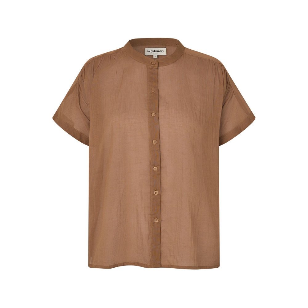 Lollys Laundry skjorte – MyaLL (Lysebrun) Lollys Laundry skjorte – MyaLL (Lysebrun)