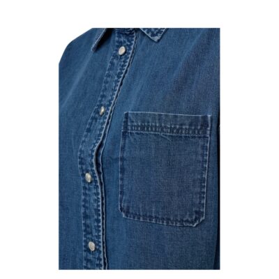 Ivy Copenhagen skjorte - IVY-Malika Uta (Mørkeblå) Ivy Copenhagen denim skjorte - IVY-Malika Uta Oversize Shirt - I235691 - Mid Blue Denim