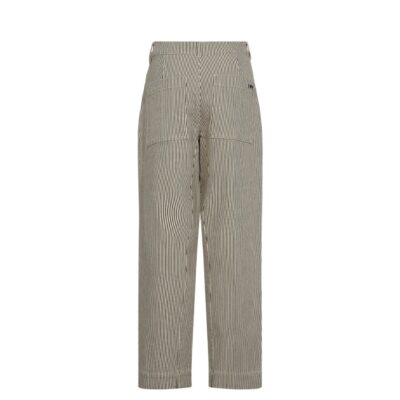 Ivy Copenhagen stribede worker pants - IVY-Lulu Utility Pant Wash Black Sailor Stripe – I235804