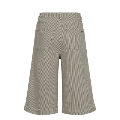 Ivy Copenhagen Bermuda shorts eller Jorts -  IVY-Augusta Long Shorts Wash Black Sailor Stripe – I235809