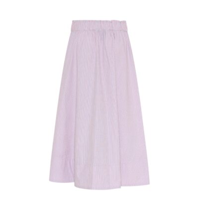 La Rouge stribet nederdel - Silje Skirt – LR1885 – Red Stripe