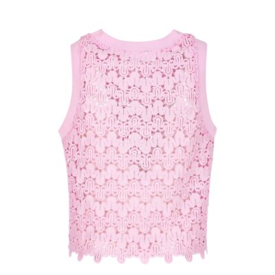 Coster Copenhagen blonde top - Lace top – 262-1247 – Pale Rose 672