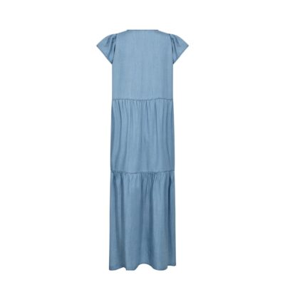 Levete Room denim kjole - LR-Rora 3 – 201146 – 2085 Mid Blue Denim