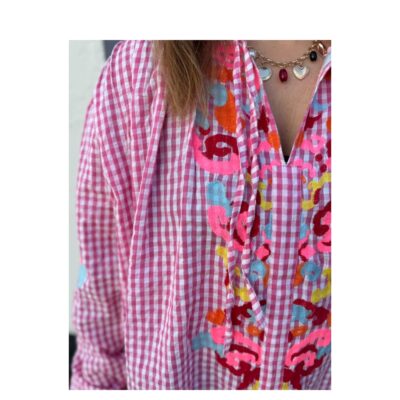 Boho Love ternet skjorte – B1355 (Pink)