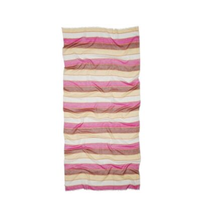 Beck Sondergaard tørklæde - Stribella Cowea Scarf – 2604300013 – 1341 Cone Flower Pink