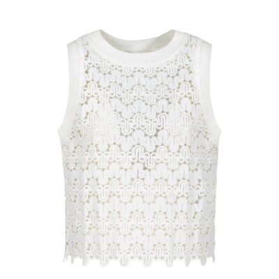 Coster Copenhagen blonde top - Lace top – 262-1247 – White 200