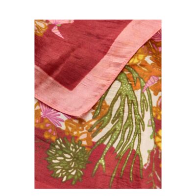Beck Sondergaard silke tørklæde - Corallo Taby Sia Scarf – 2604300015 – 1220 Pompeian Red