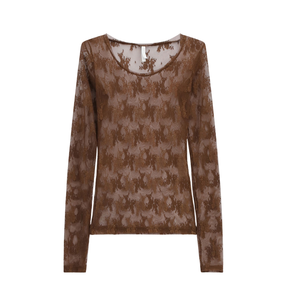 Imperial bluse - TW91LMX (Brun) Imperial bluse -TW91LMX – TW91 – 1861 Cacao