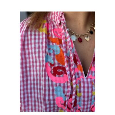 Boho Love ternet skjorte – B1355 (Pink)