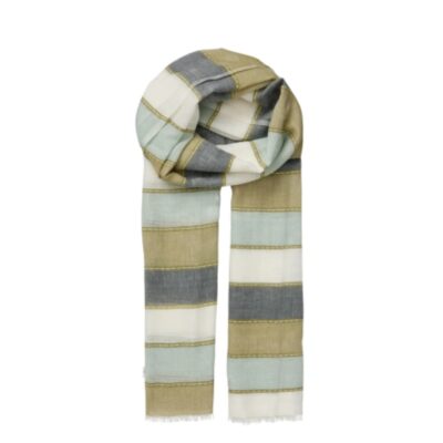 Beck Sondergaard tørklæde - Stribella Cowea Scarf – 2604300013 – 1348 Boa Green