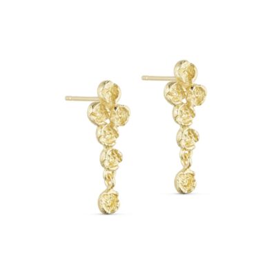 Pure by Nat øreringe - Josie short post earring – 45975 (G/P)