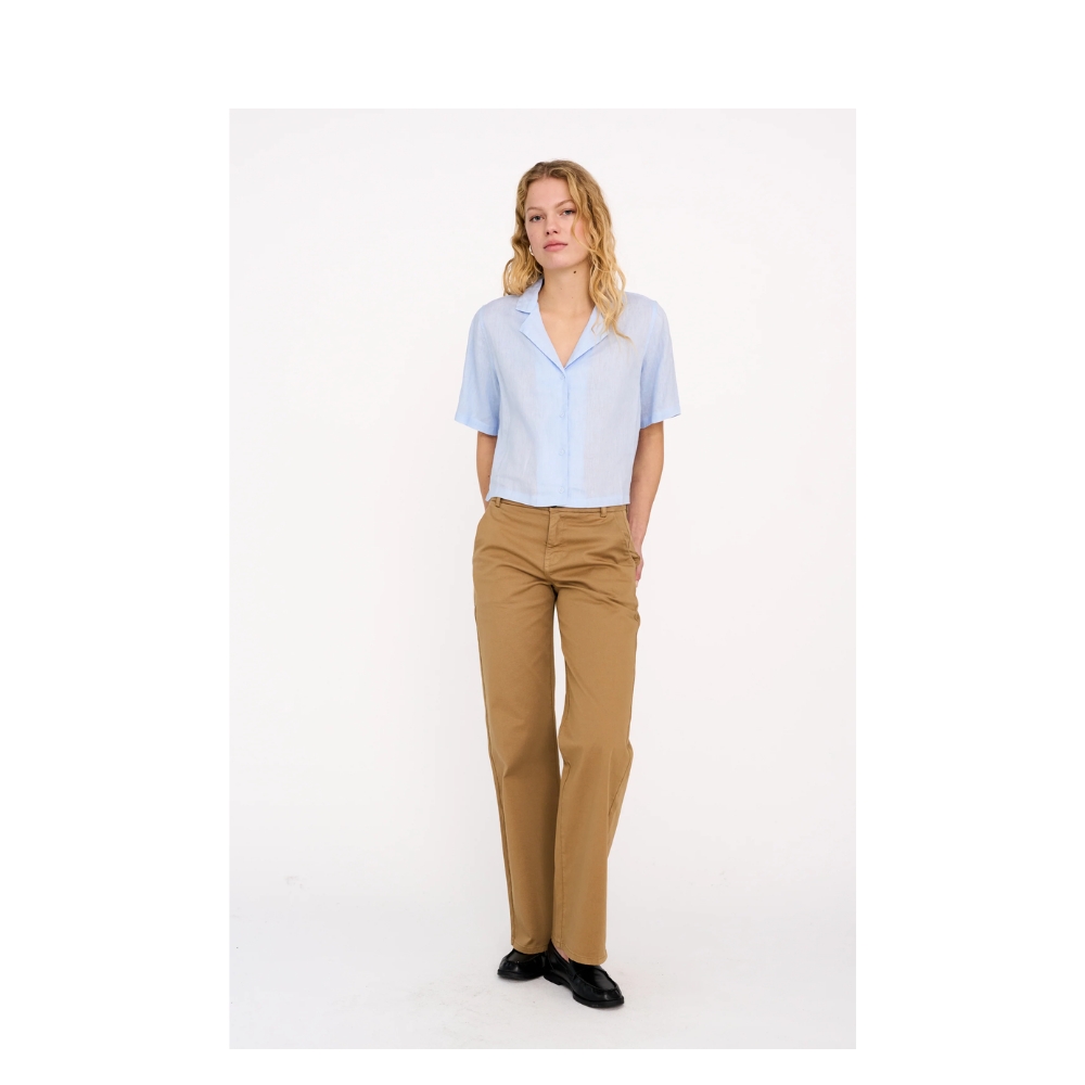 Ivy Copenhagen chinos - IVY-Karmey Wide (Mørk Sand) Ivy Copenhagen chinos - IVY-Karmey Chino Wide Pant - I235434 - Dark Desert