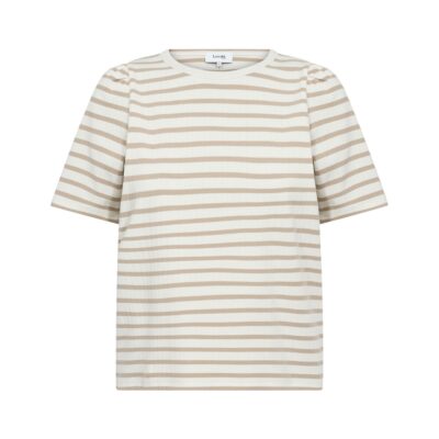 Levete Room t-shirt - LR-Neddie 1 – 201244 - 1020C Plaza Taupe