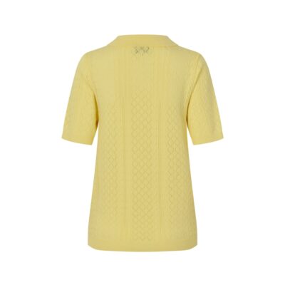 Lollys Laundry strik polo – AlaiaLL (Gul)
