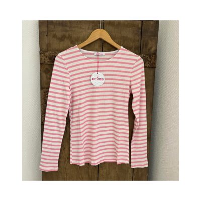 Not Sisters bluse –Everyday (Hvid/Pink)