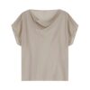Imperial bluse med vandfald - TK43LDG – TK43 – 1120 Platino