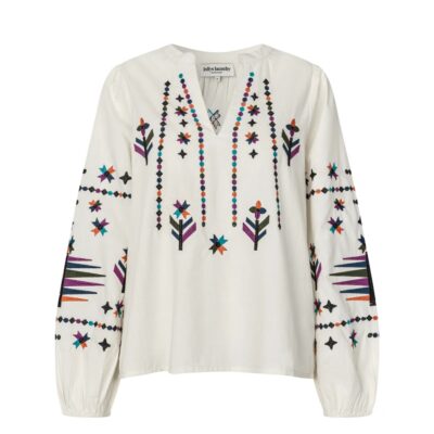 Lollys Laundry bluse - BonnieLL Bluse - 26290-1038 - White 