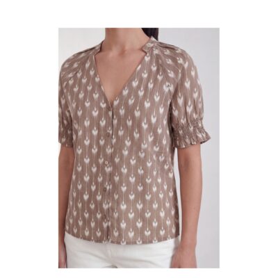 Levete Room bluse - LR-Rinni 2 – 201258 – 8500C Fossil Combi