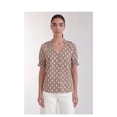 Levete Room bluse - LR-Rinni 2 – 201258 – 8500C Fossil Combi