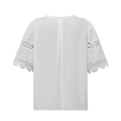 Gossia bluse – ZelinaGO (Hvid)