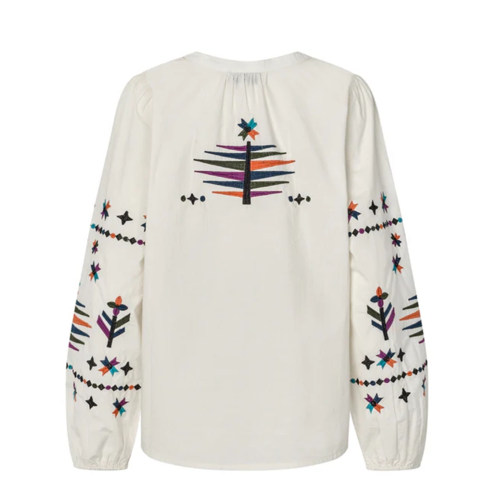 Lollys Laundry bluse - BonnieLL (Hvid) Lollys Laundry bluse - BonnieLL Bluse - 26290-1038 - White