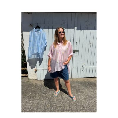 Boho Love skjorte – B1361 (Lyserød)