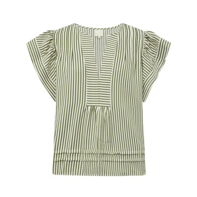 Gossia Top – MinkaGO (Grøn/hvid)