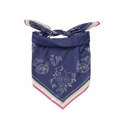 Beck Sondergaard tørklæde - Brodefloria Sico Scarf – 2604300009 – 0025 Naval Academy Blue