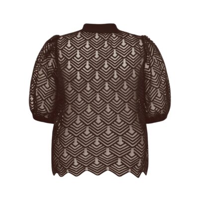 Gossia polo bluse – AvaGO Polo Tee (Brun)