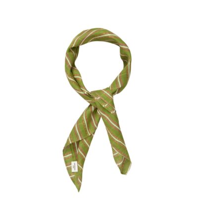 Beck Sondergaard tørklæde - Linoa Cotta Scarf – 2604300004 – 1343 Grasshopper Green