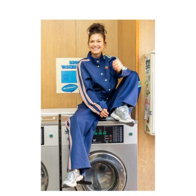 Lollys Laundry bukser - LiamLL (Mørkeblå) Lollys Laundry track pants - LiamLL Track Bukser – EX00003-2000 – Mørkeblå