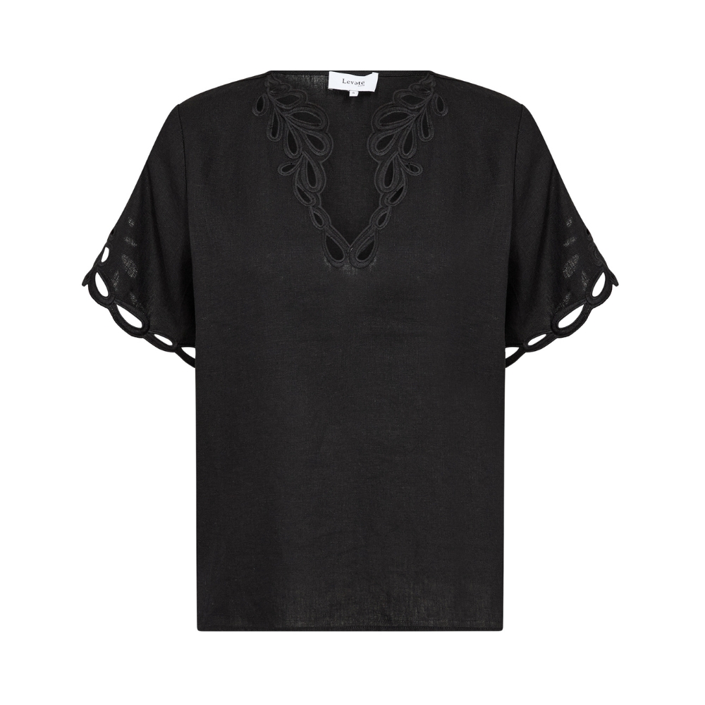 Leveté Room bluse - LR-Naja 61 (Sort) Levete Room bluse - LR-Naja 61 – 201123 – 9999 Black