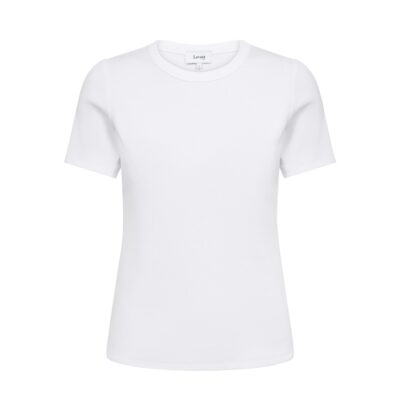 Levete Room t-shirt - LR-Numbia 5 – 201285 – 1000 White