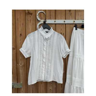 Qnuz skjorte - Beau shirt – 9363 – 11 Ecru