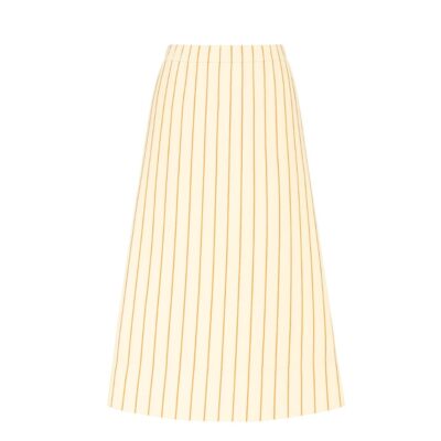 La Rouge nederdel -  Louise Skirt – LR1771 – Sand/Orange Stripe
