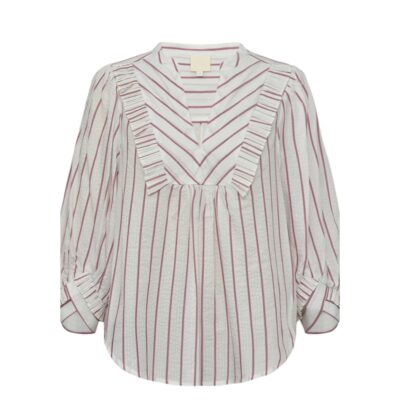 Gossia bluse - SophiaGO Daimi Mo Blouse – G2536 – Rosa/Creme Stripes