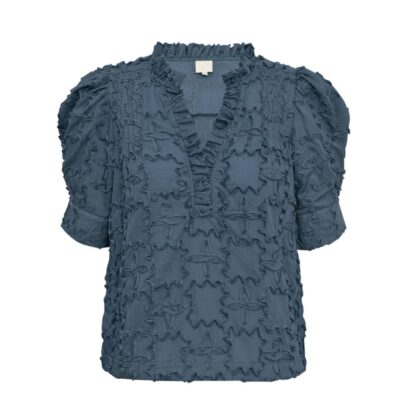 Gossia bluse - AmarGO Jo Blouse – G2678 – Dusty Blue