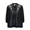 Gossia bluse - NouraGO Blouse – G1569 – Black/Creme