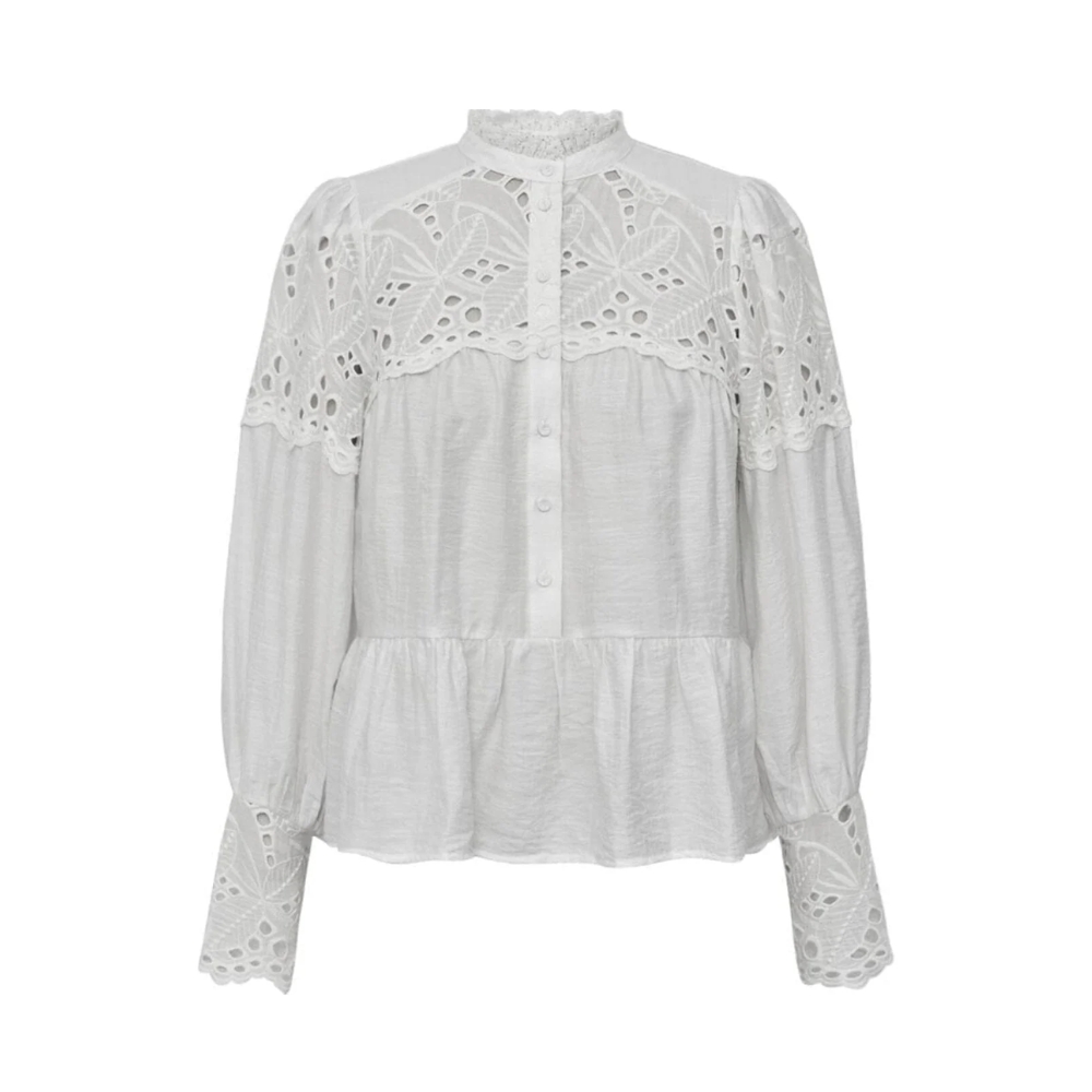 Gossia bluse – JolineGO (Råhvid) Gossia bluse - JolineGO blouse – G2340 – Off-White
