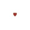 Stine A ørering - Petit Love Heart - Single  - 1181-02 - Red Coral