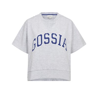 Gossia sweatshirt - WelaGO mix Tee – G3189 – Light grey melange